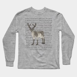 Reindeer Information Long Sleeve T-Shirt